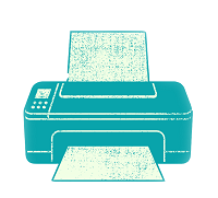 Decorative Printer Icon