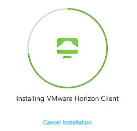 installing VMware Horizon Client